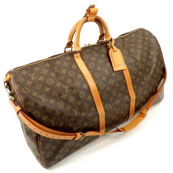 💎✨Authentic✨💎Louis Vuitton Monogram Keep All Bandouliere 60 Boston Bag - Picture 5 of 16